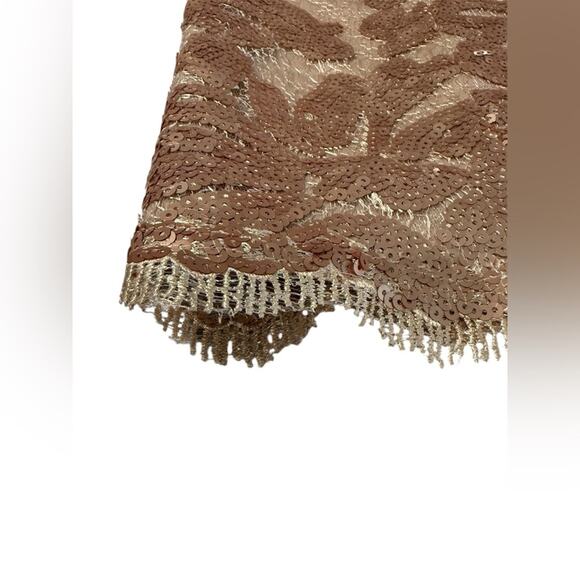 JS Collections NWT Gold Sequin Elegant Mother of Bride Gold Dress- Size 8 - Picture 8 of 12